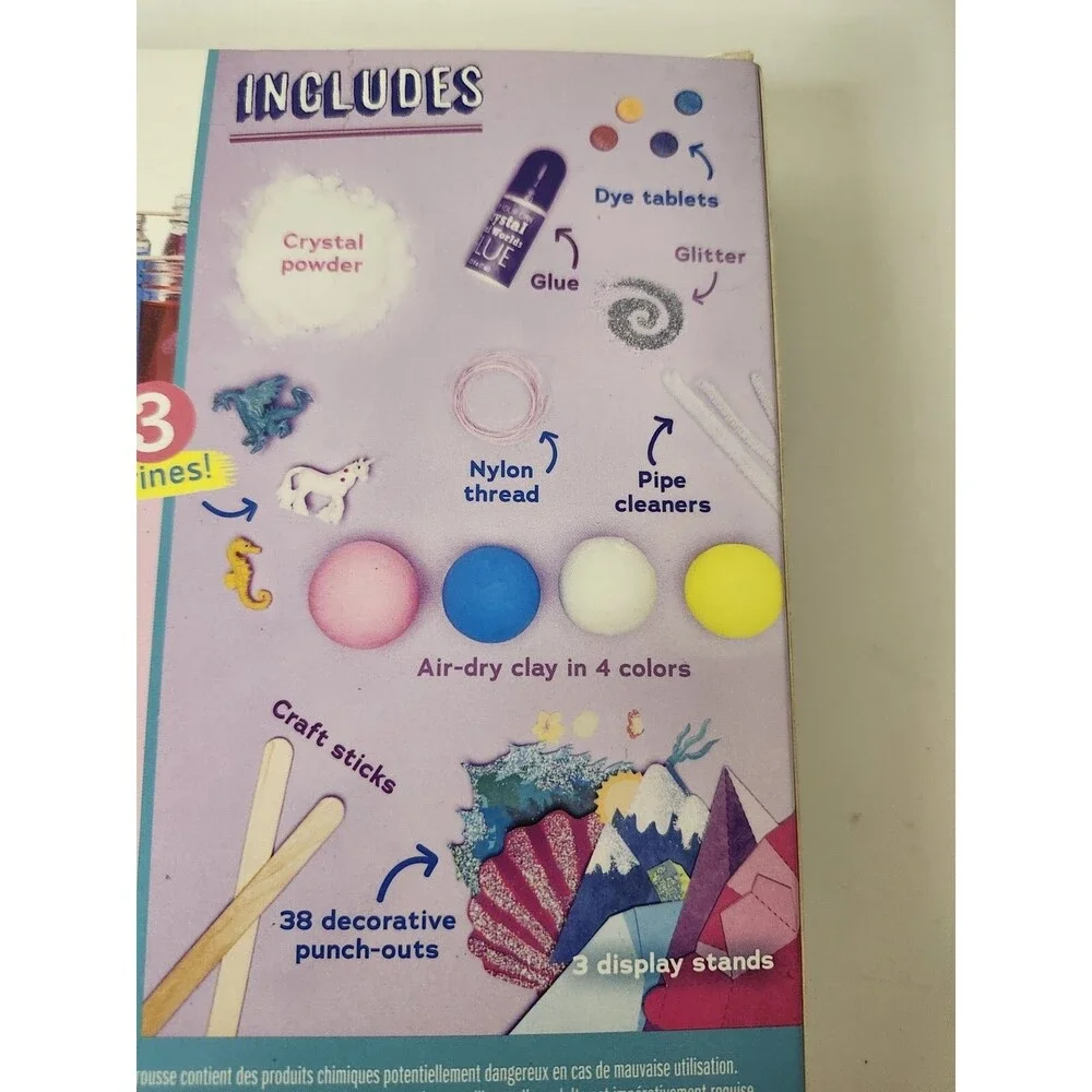 Klutz Grow Your Own Crystal Mini Worlds Science & Activity Kit